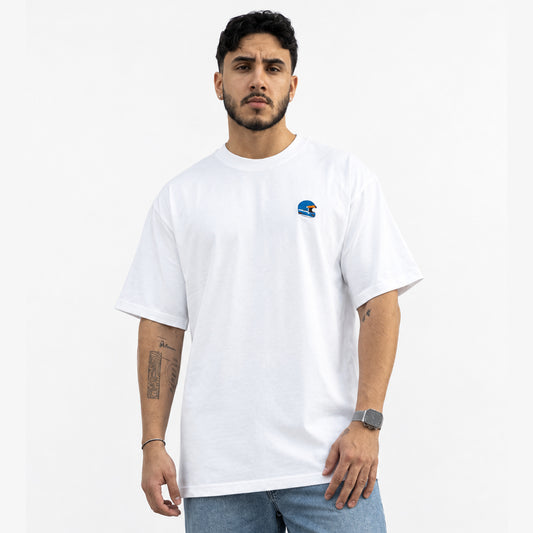 Retro Helmet | Oversized Tee
